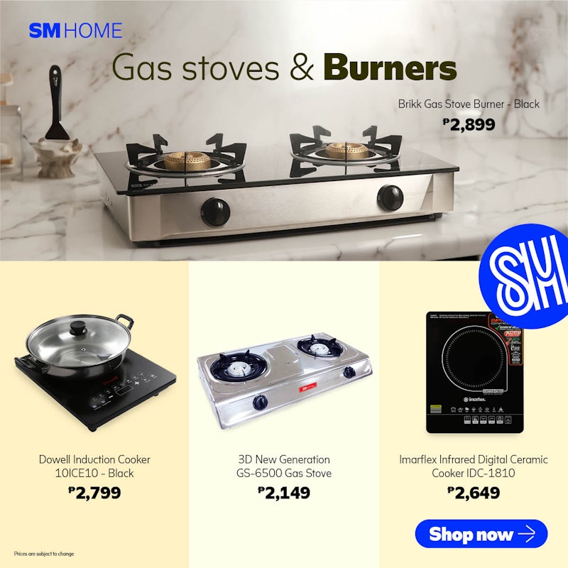 SM Home | Gas Stoves & Burners-banner