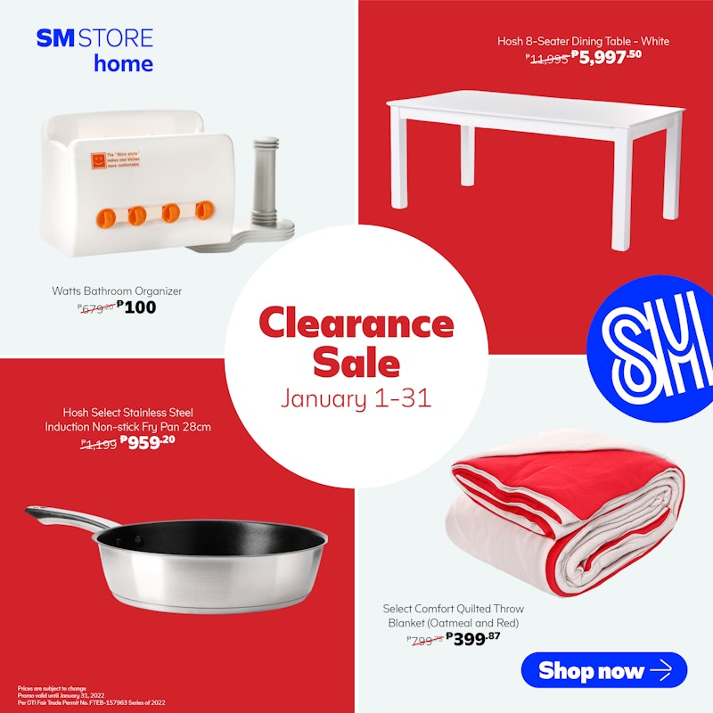 SM Home Clearance Sale-banner