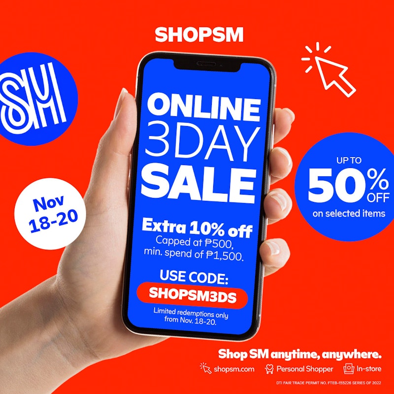 Online 3-Day Sale-banner