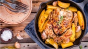 item-Roasted Whole Chicken with Potatoes and Thyme