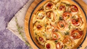 item-Quiche French Open Pie with Bacon and Vegetables