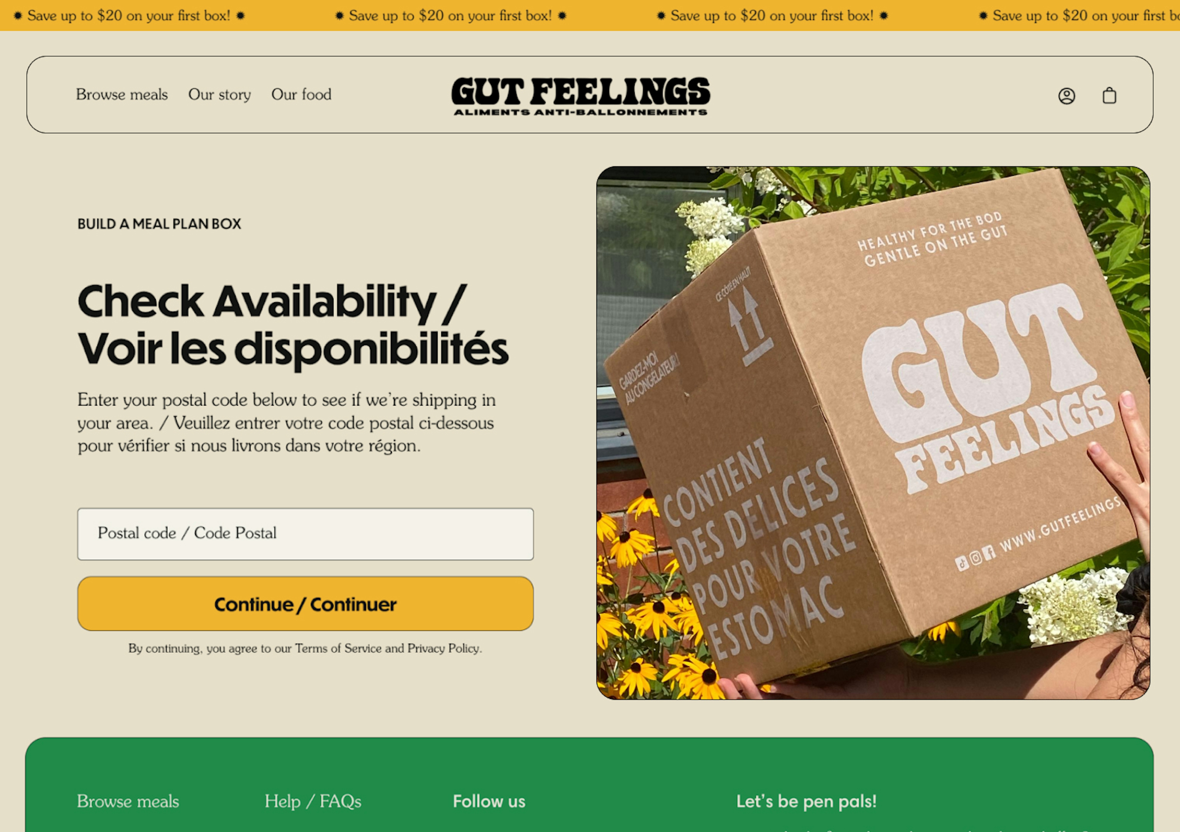 Gut Feelings Availability UI