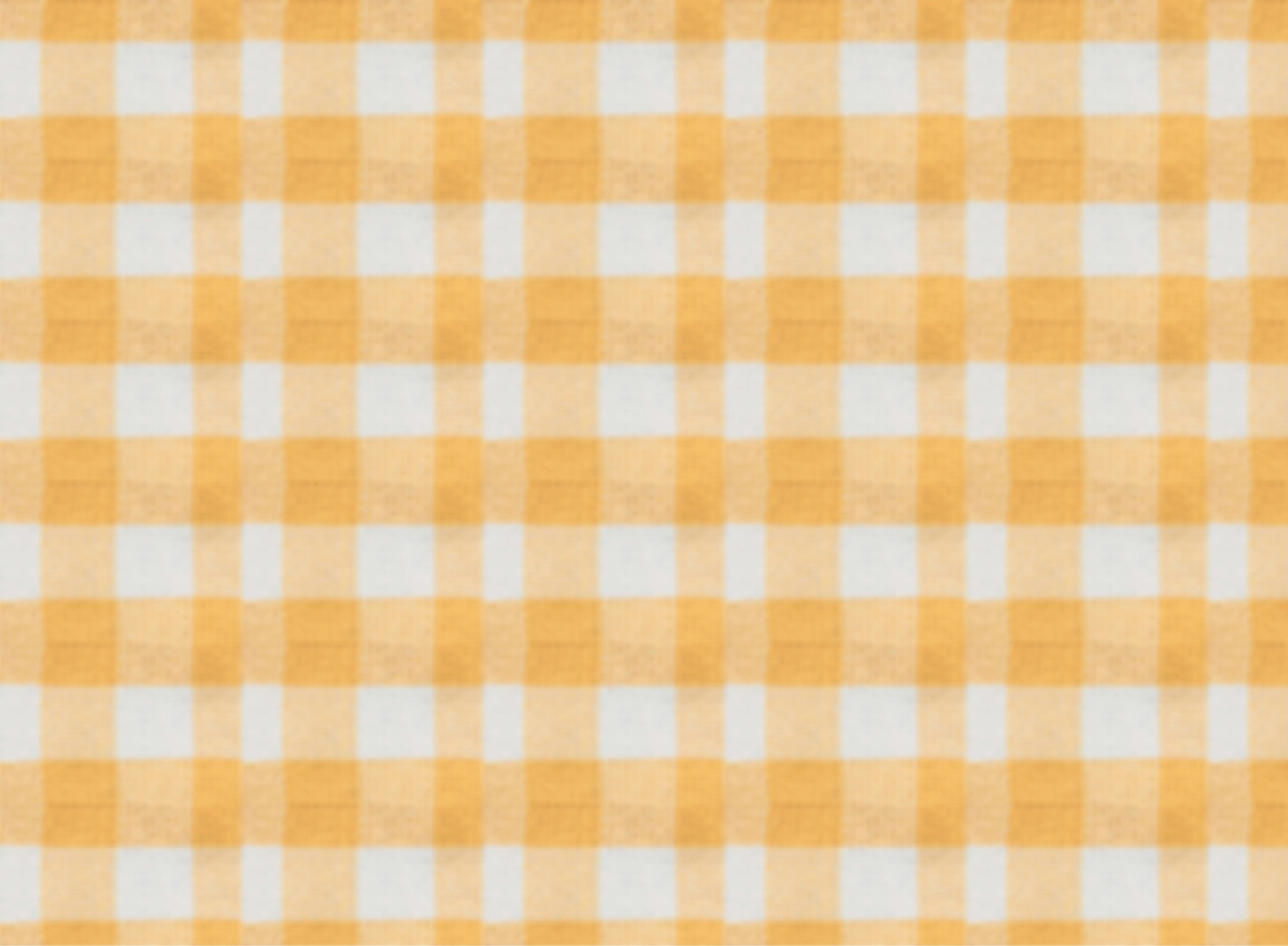 a yellow plaid sheet