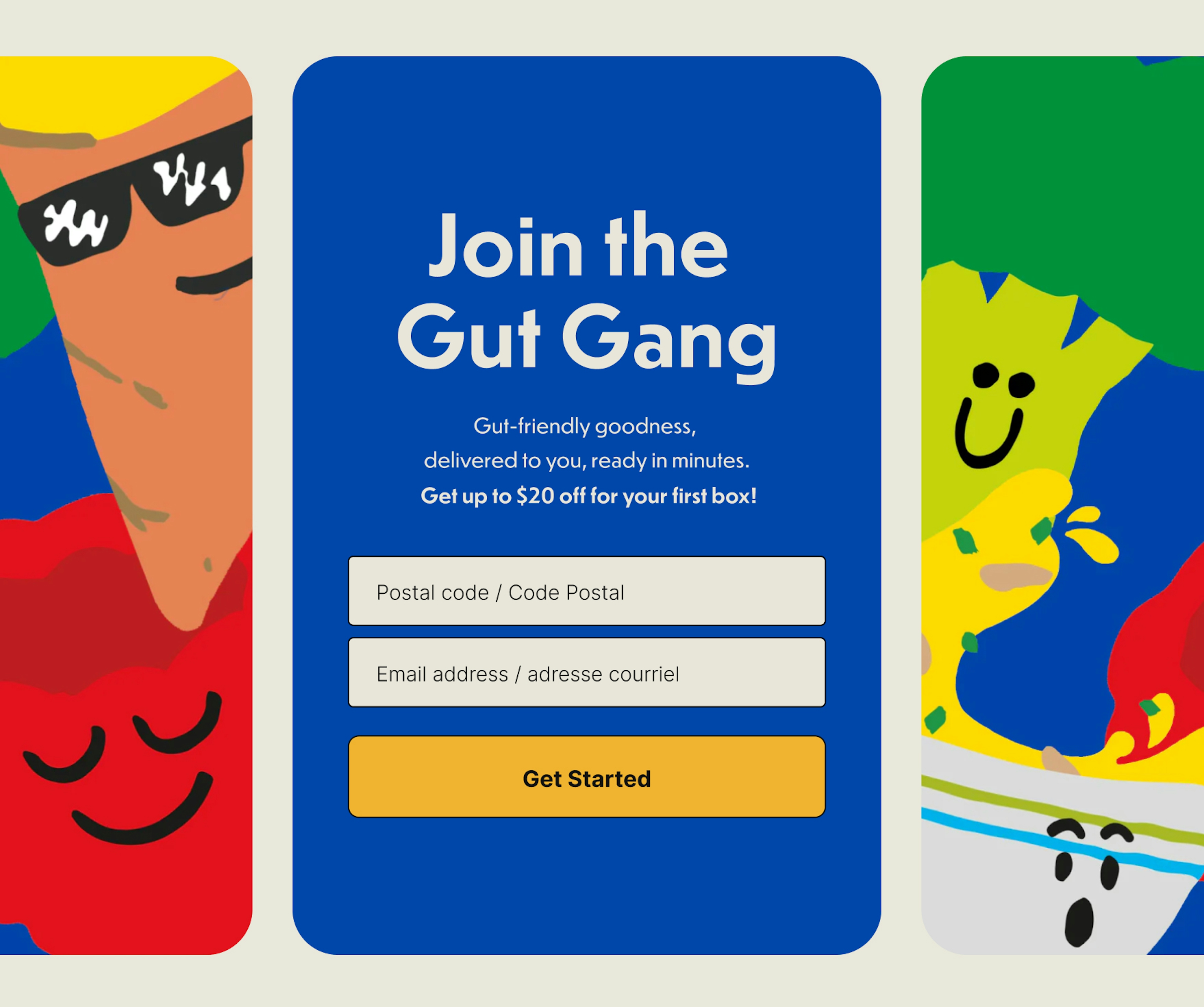 Gut Feelings Newsletter UI