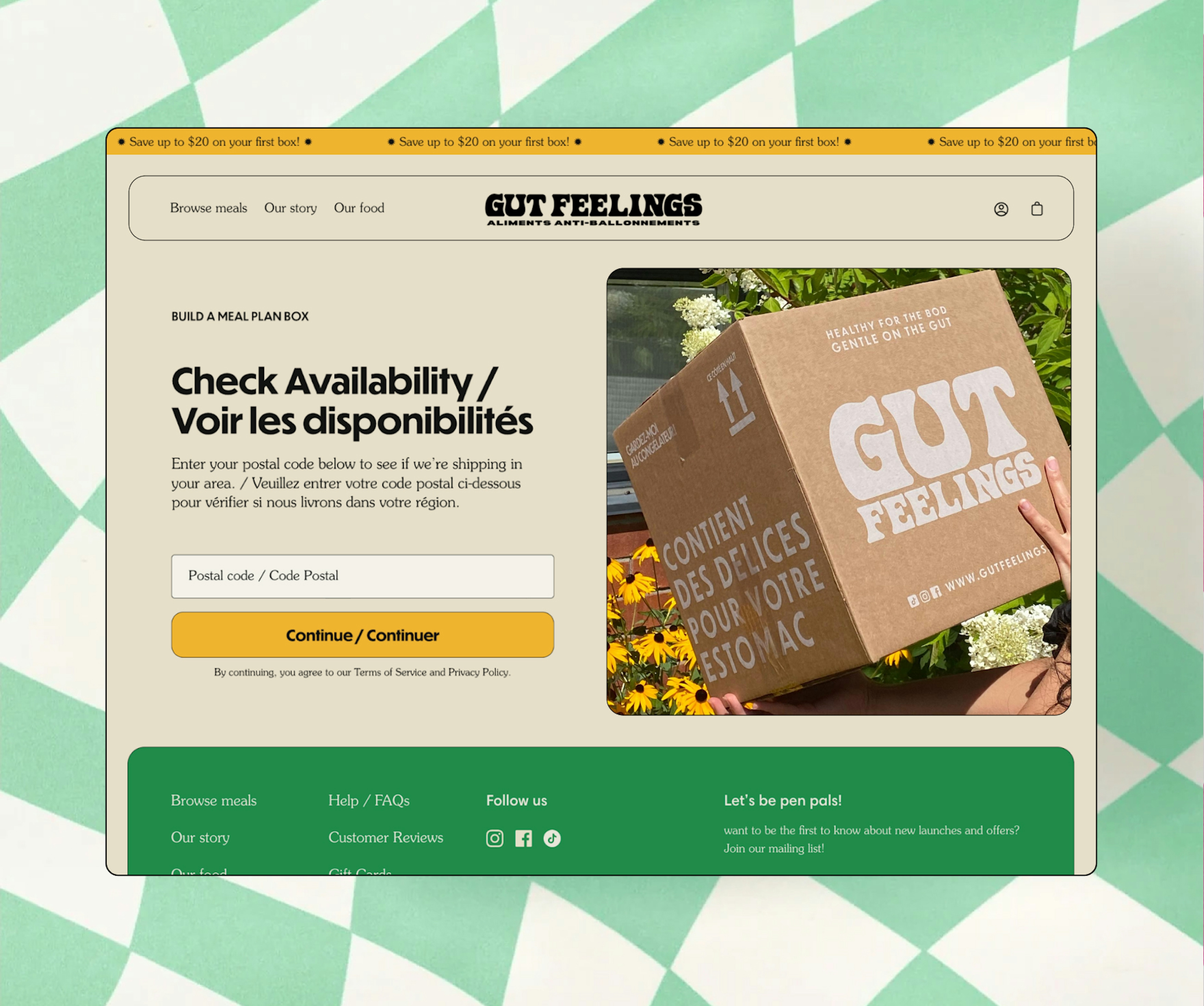 Gut Feelings Check Availability UI