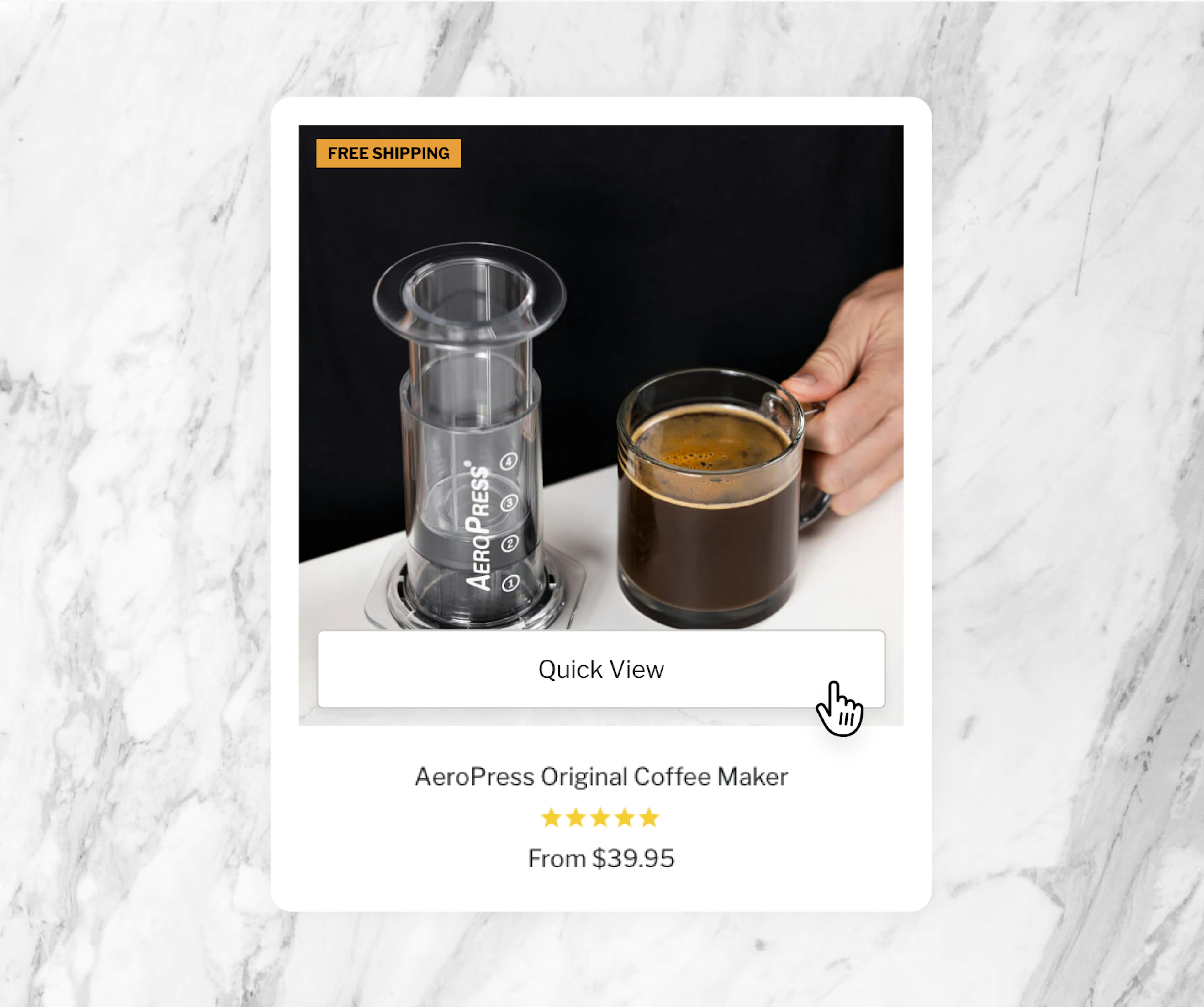 AeroPress Product card