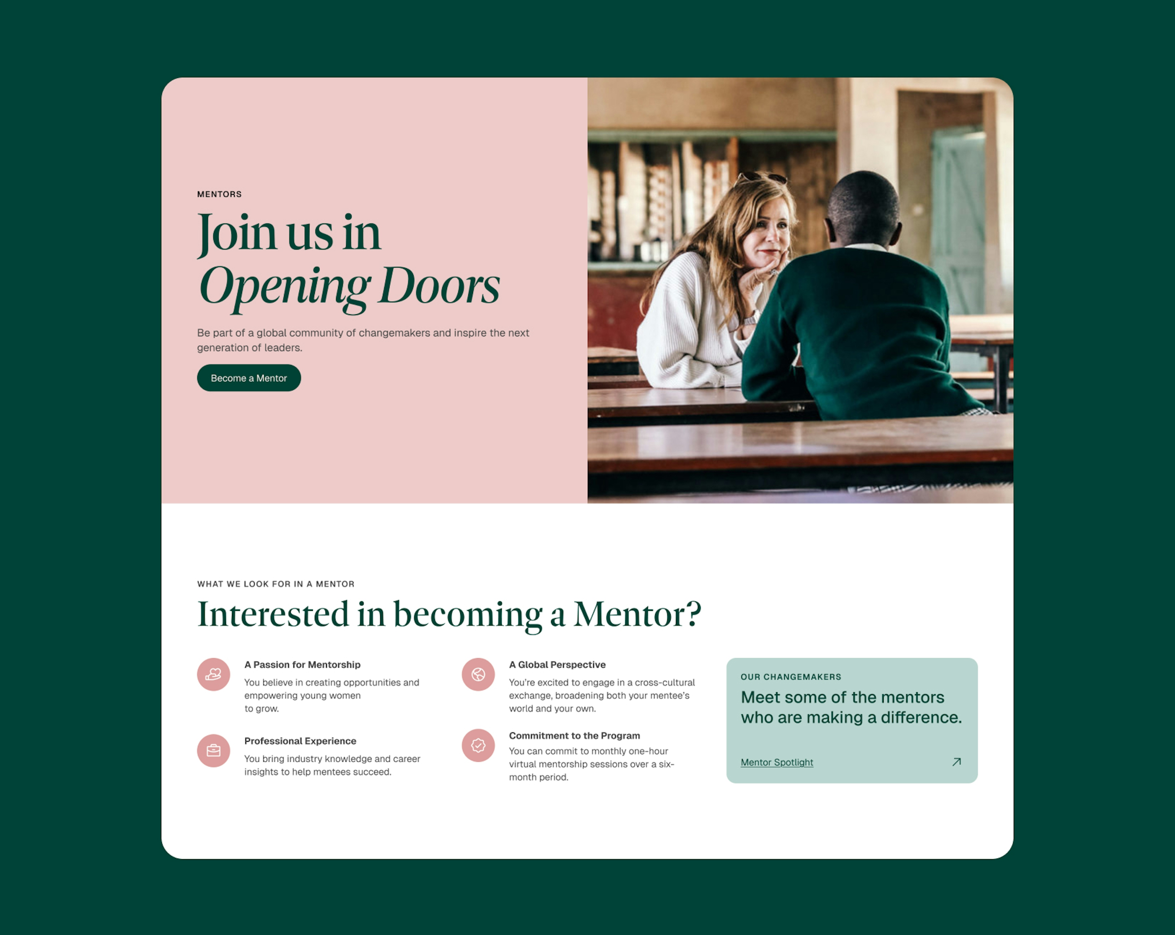 Opening Doors Mentors
