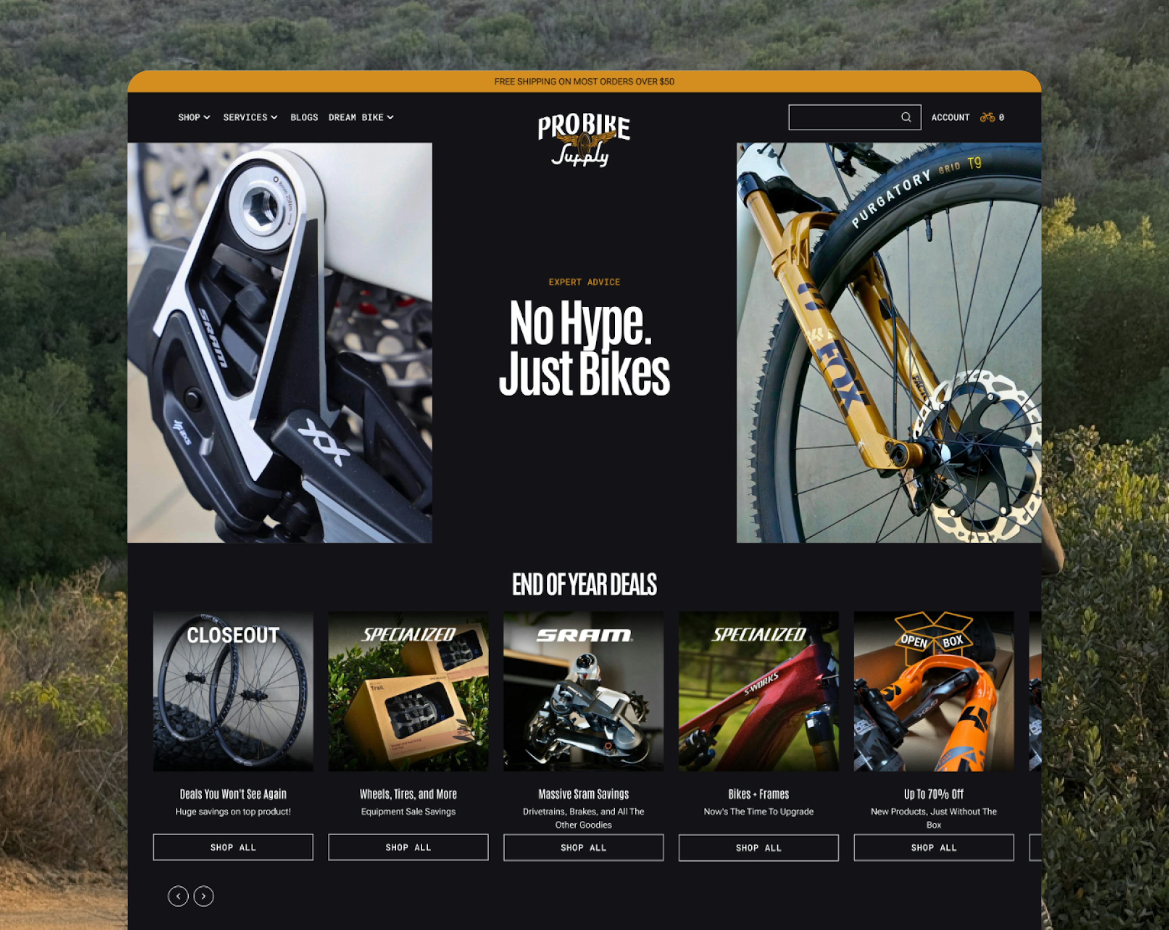 Pro Bike Supply Homepage