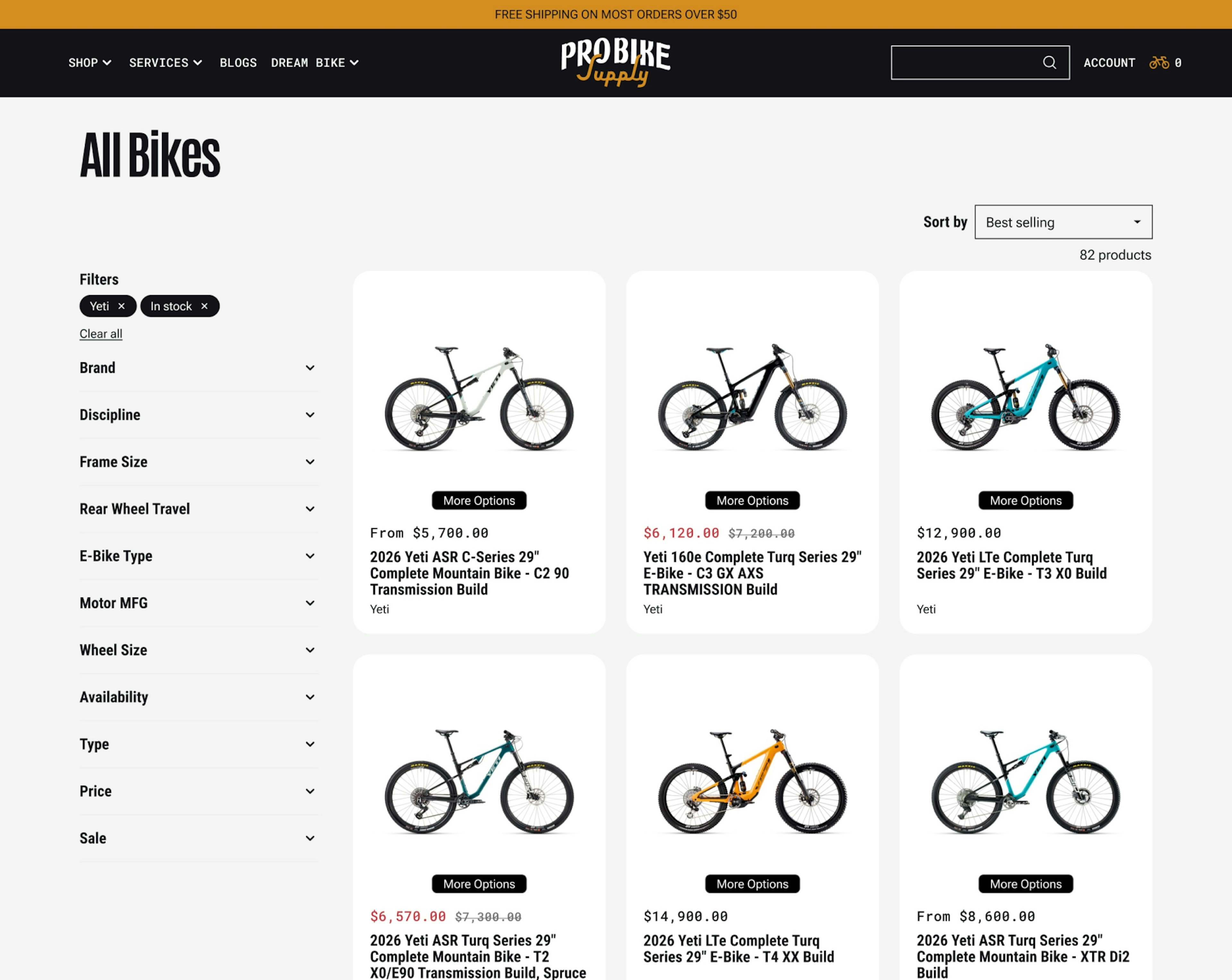 Pro Bike Supply PLP