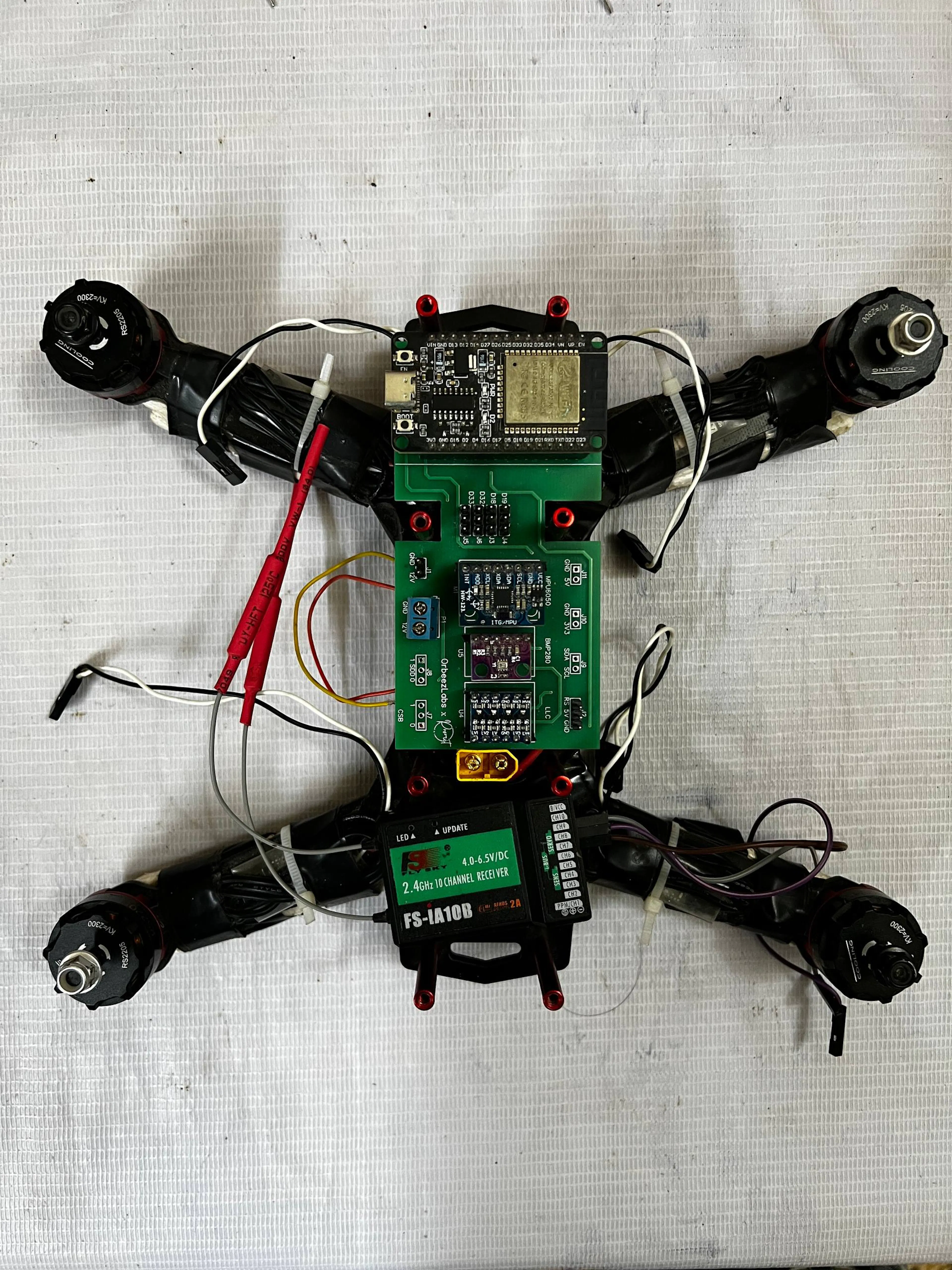 Drone body with ESP32 Flight controller