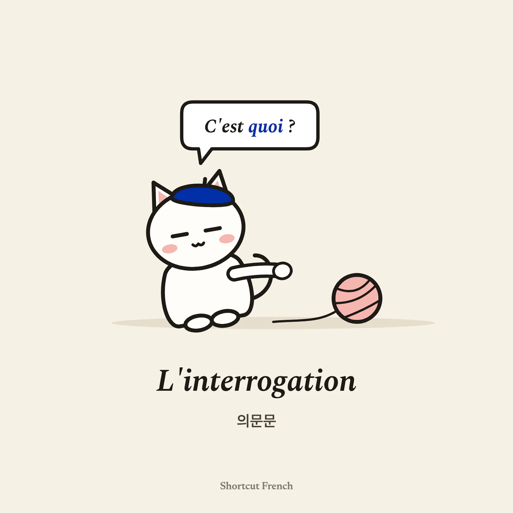 L'interrogation (의문문)