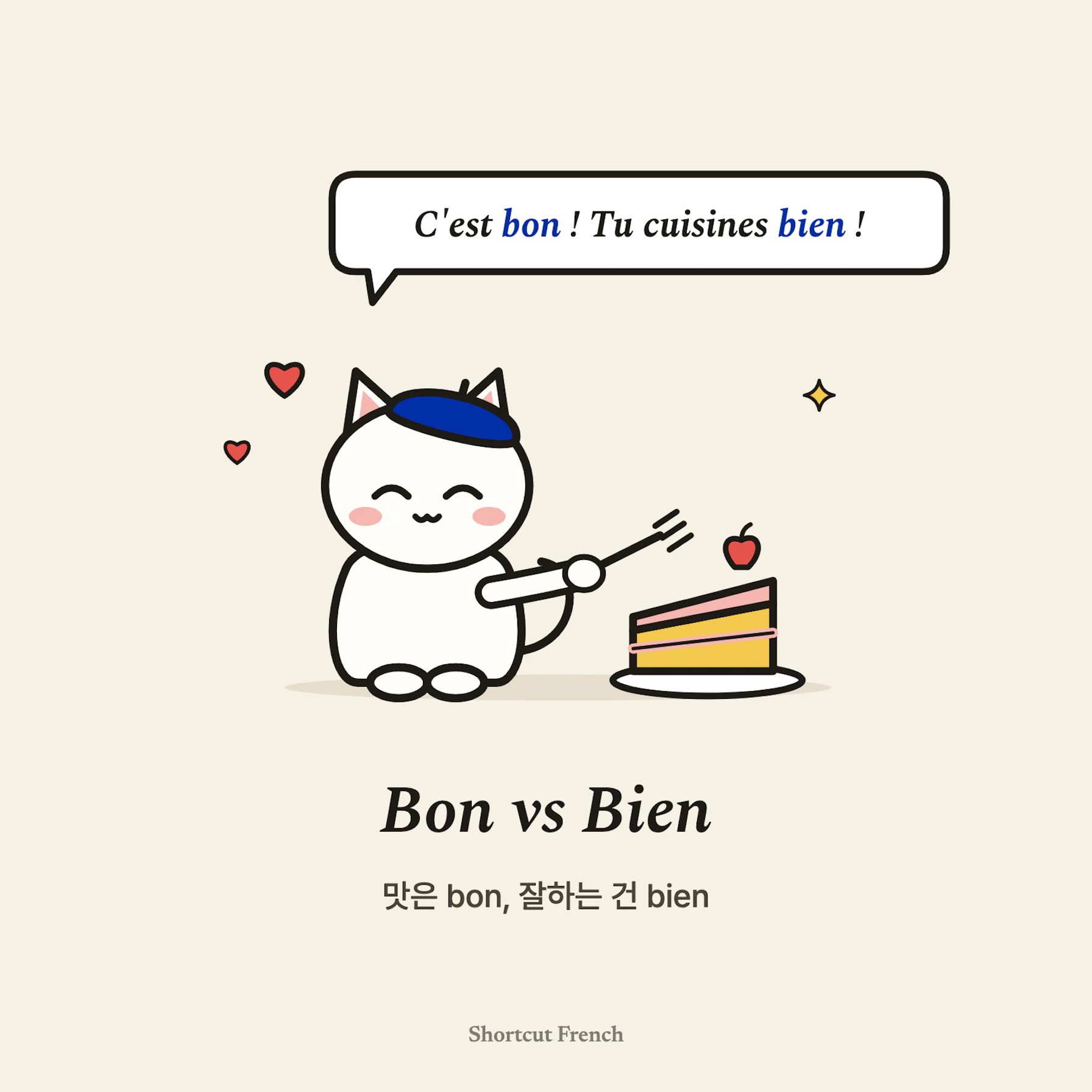 Bon vs Bien