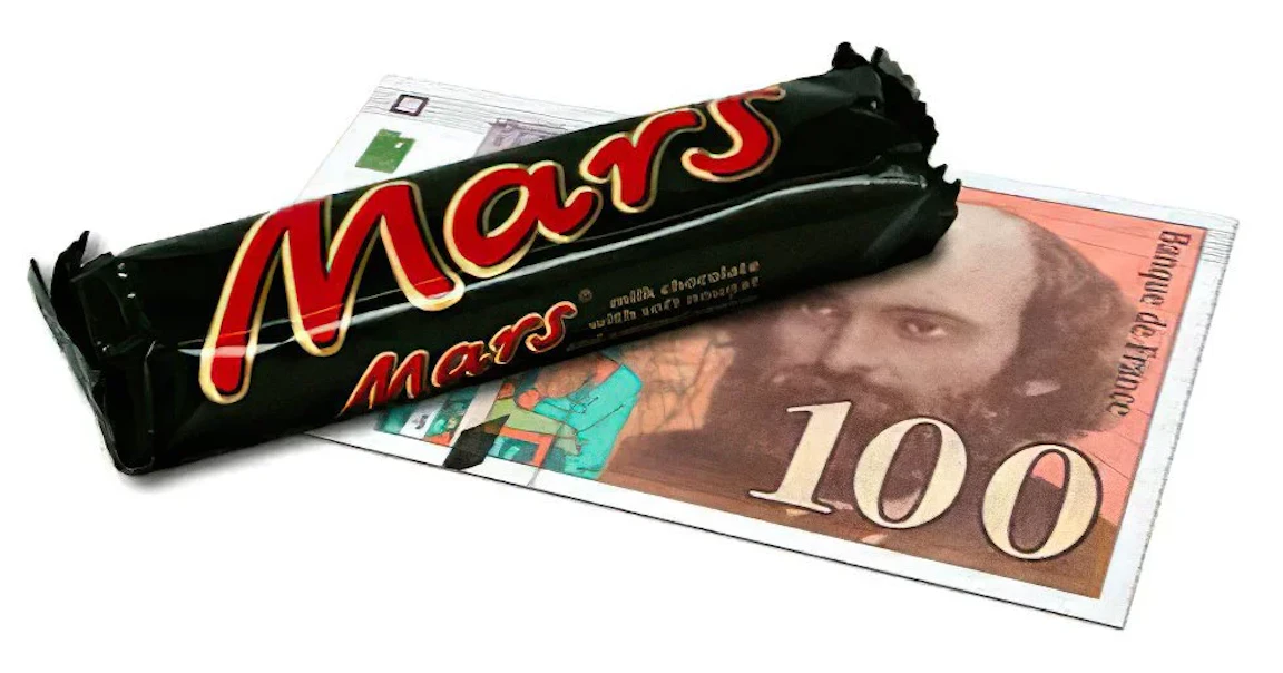 cents balles et un Mars