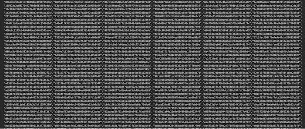 Scary image of hashring generated for our hosts in staging environment.
