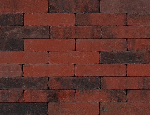 Trommel waalformaat 7cm rood-zwart