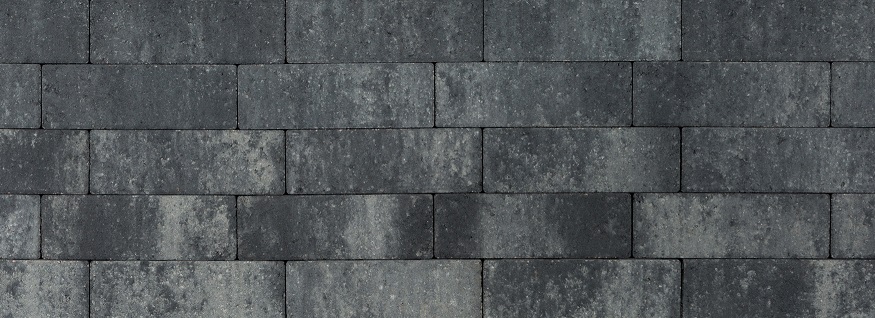 Longestone opritsteen grijs/zwart