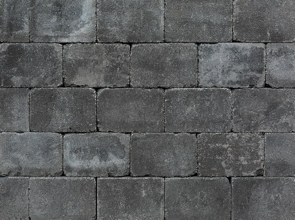 Trommelsteen antraciet