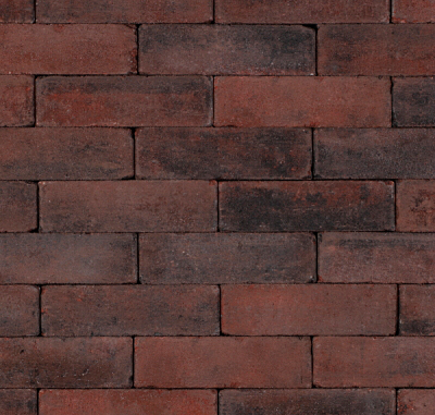 Trommel dikformaat 6cm rood/zwart