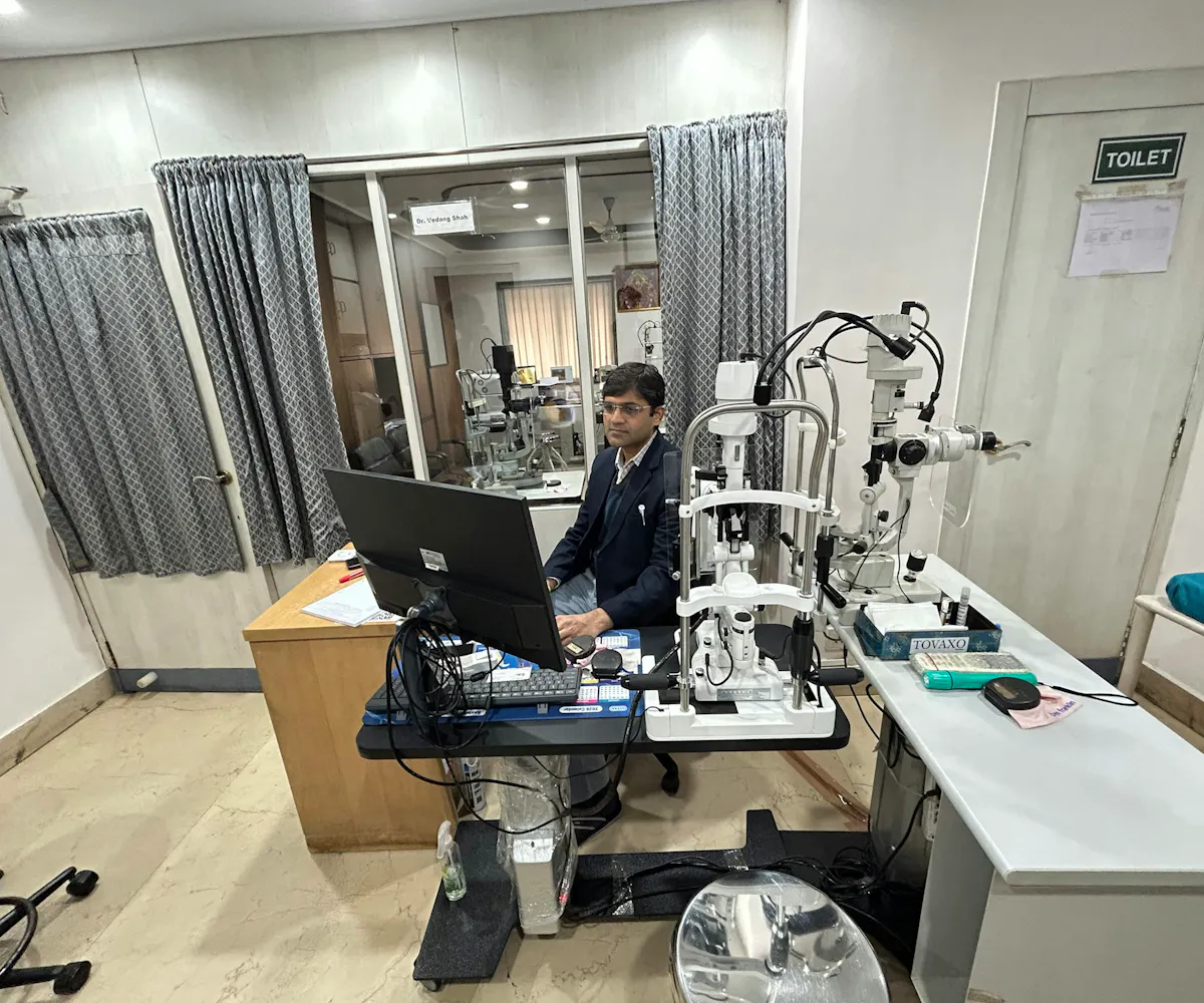 Eye care equipment at Shree Netra Eye Foundation, Kolkata