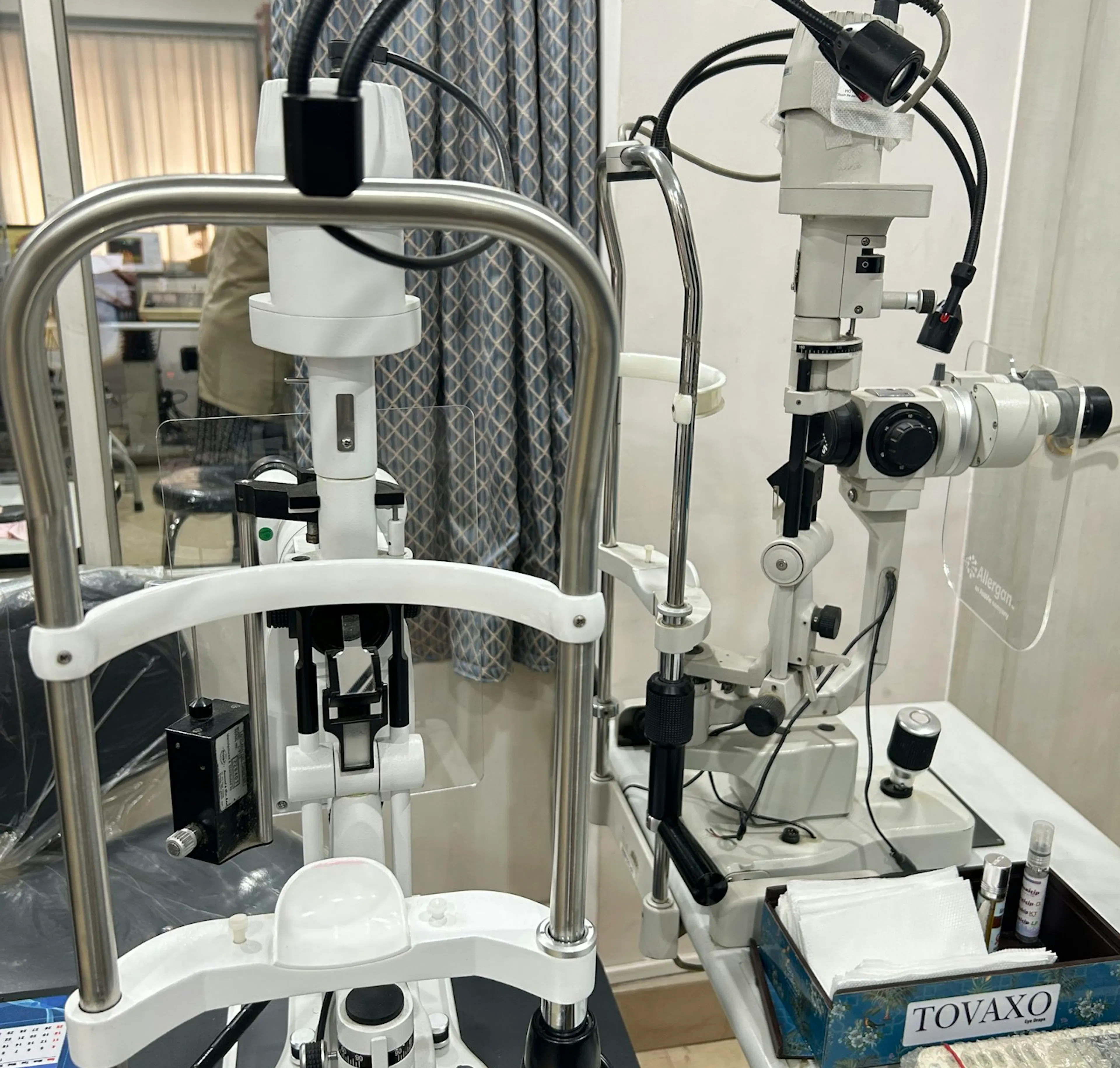 Eye care equipment at Shree Netra Eye Foundation, Kolkata