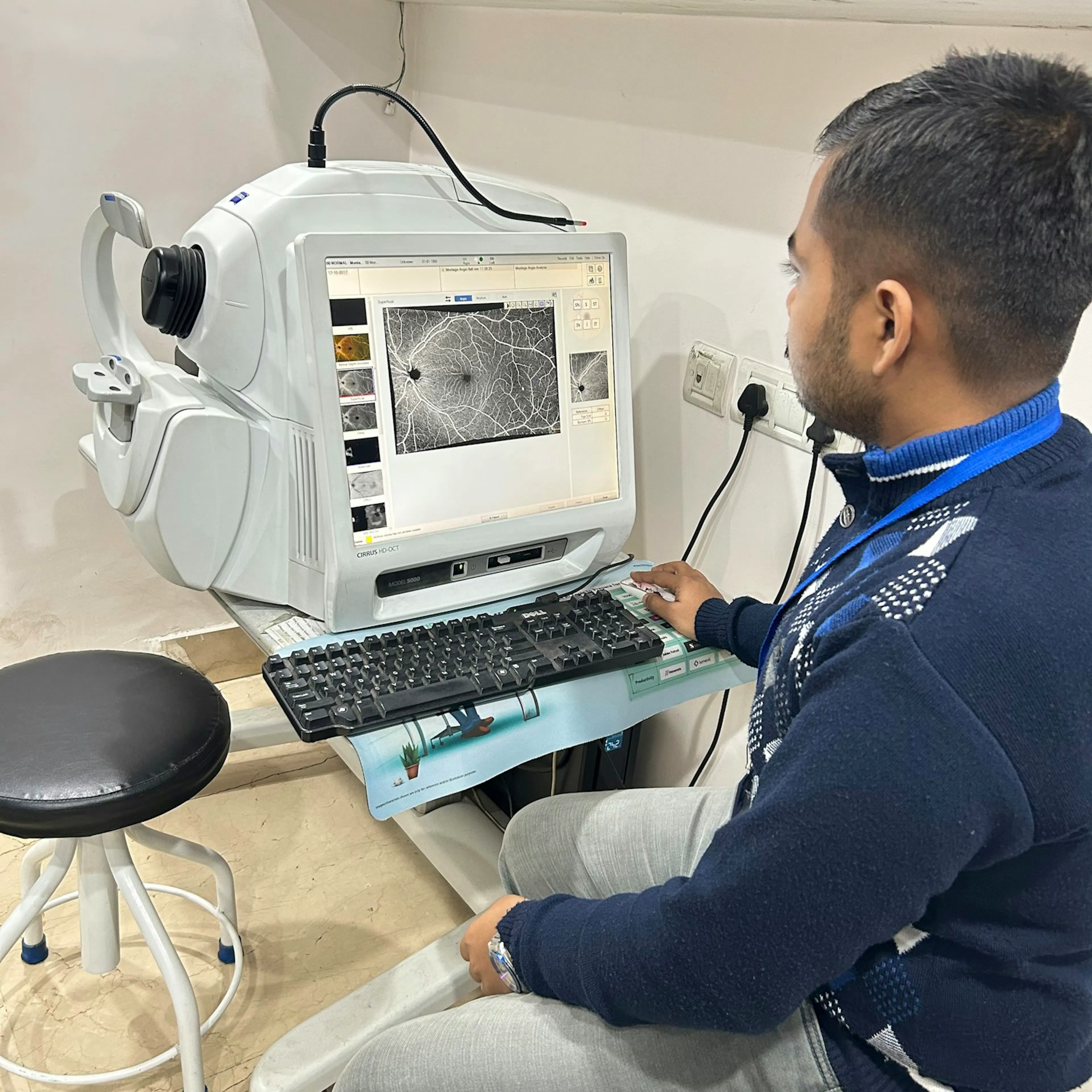 Eye care equipment at Shree Netra Eye Foundation, Kolkata