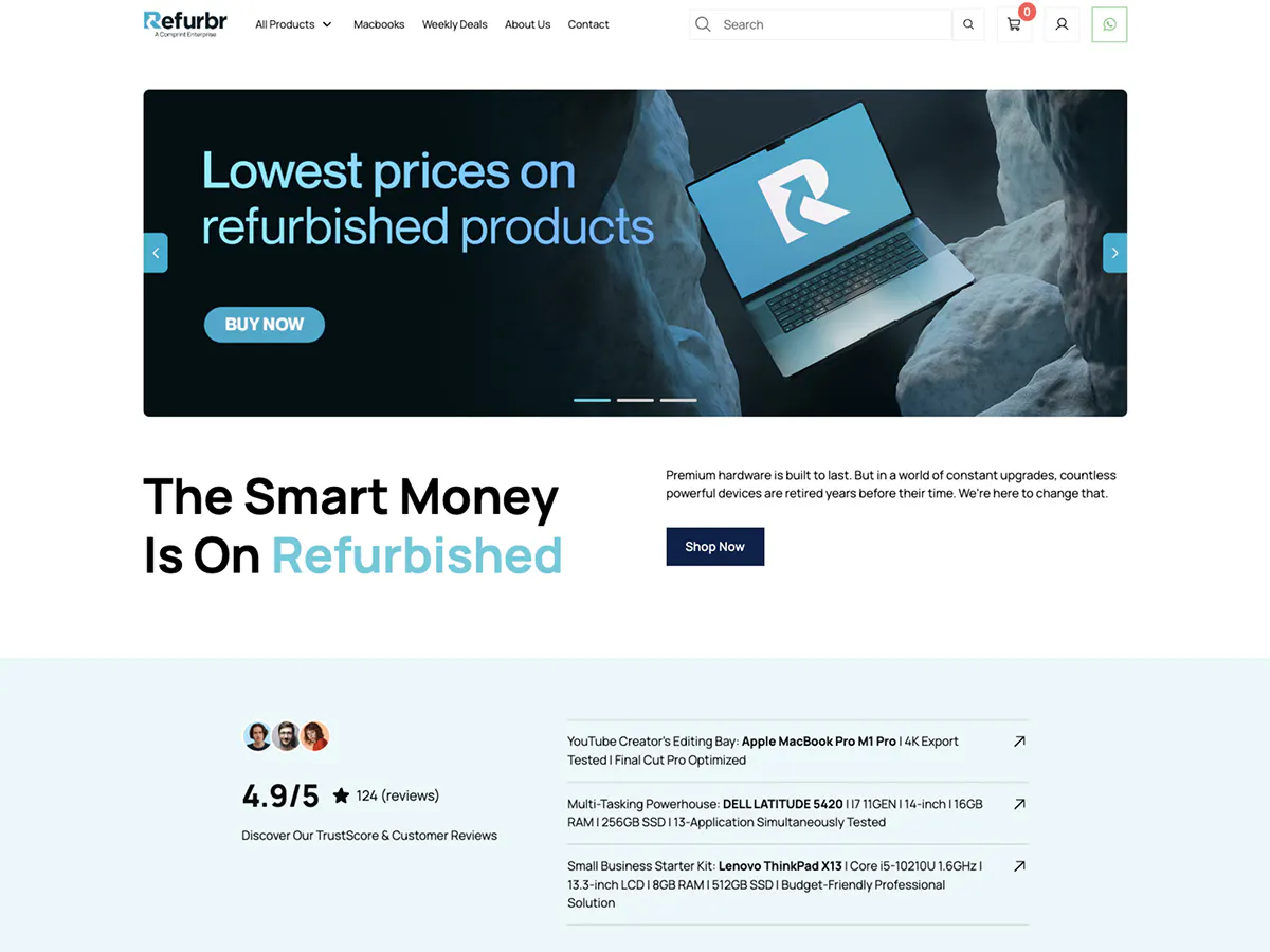 Refurbr.in website thumbnail