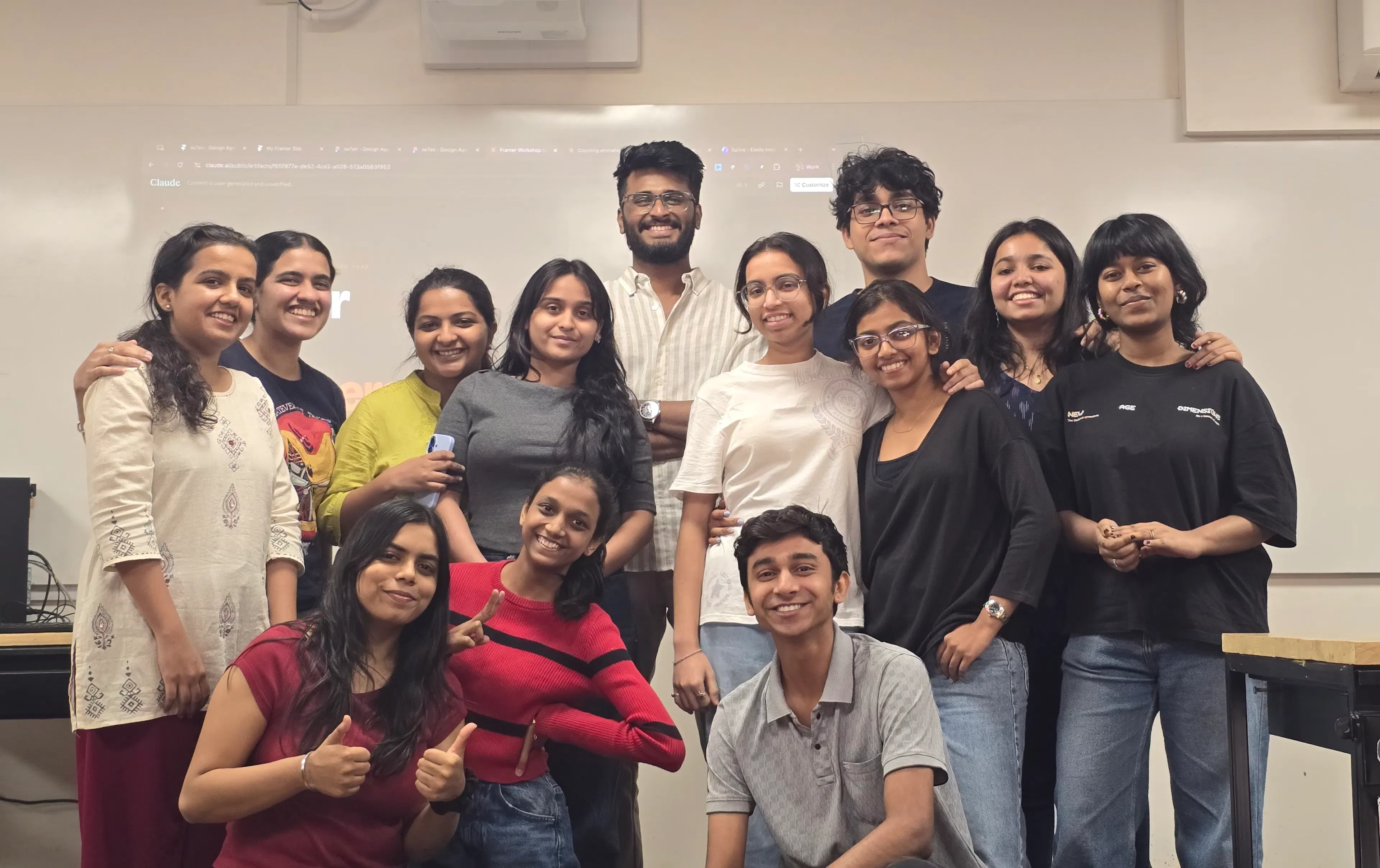 Framer for Designers Workshop at Somaiya School of Design