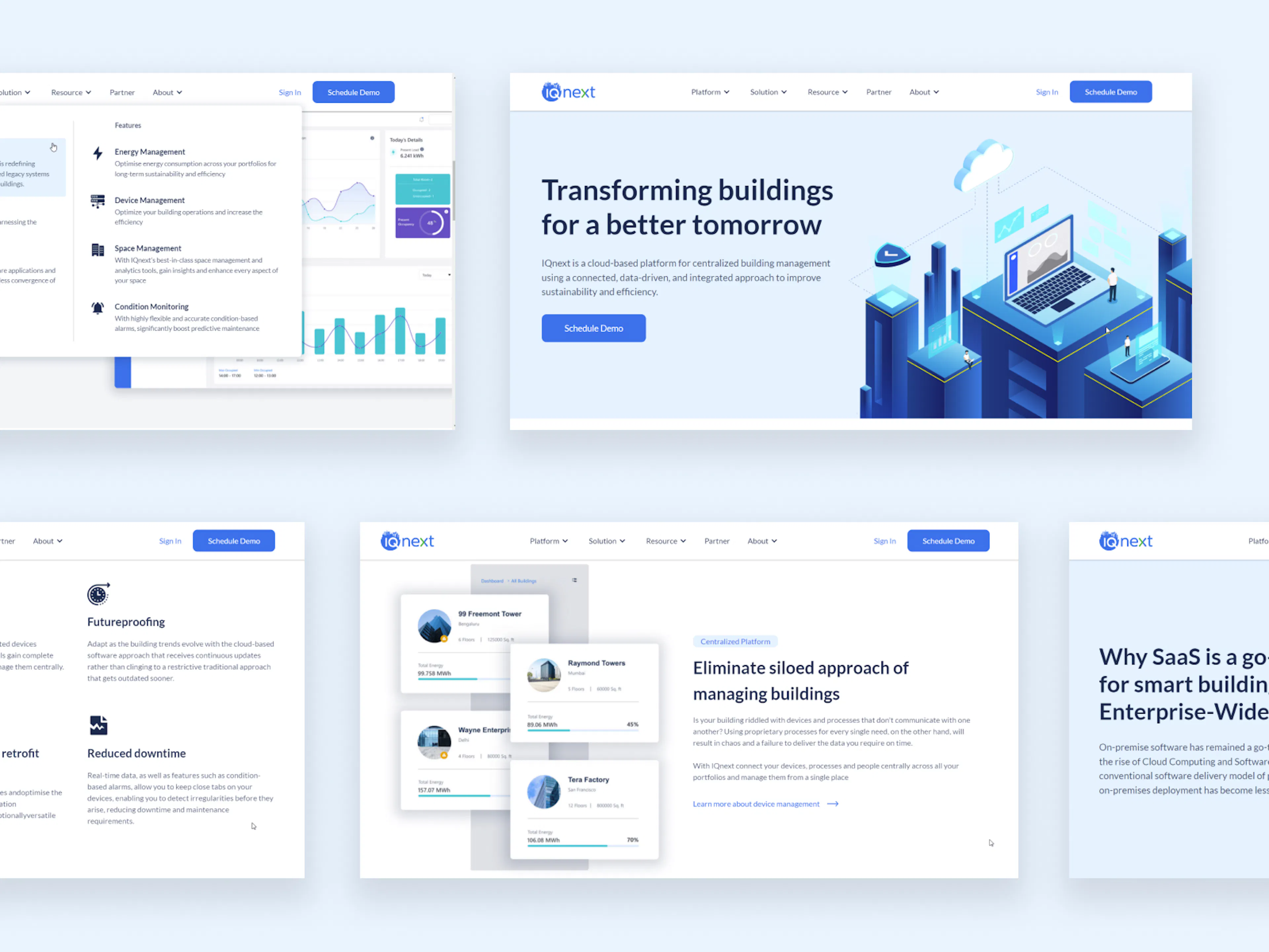 IQNext website project developed by Shreyas Kothakonda