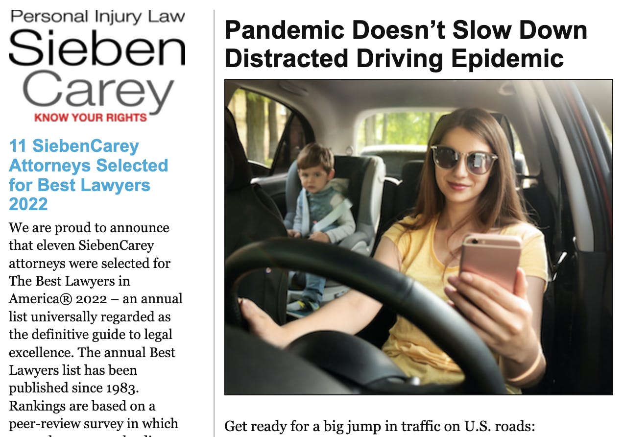 distracted driving update