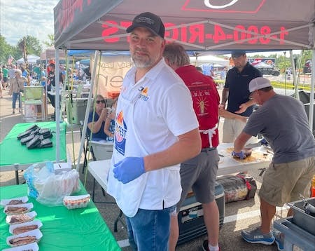 Ian Carey at Ribfest 2024