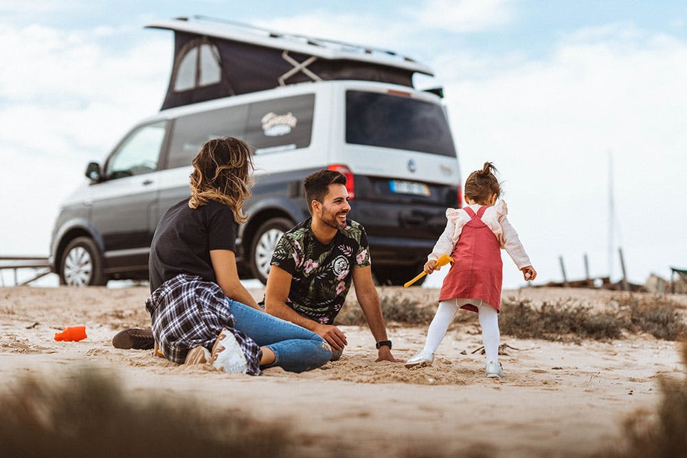 Campervan fur familien.