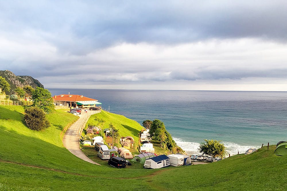 Camping La Paz - ótimo local na costa norte