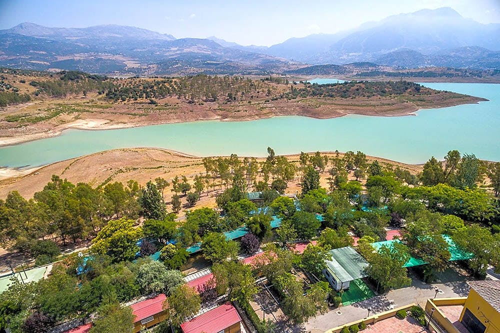 Camping La Viñuela, Andalusien.