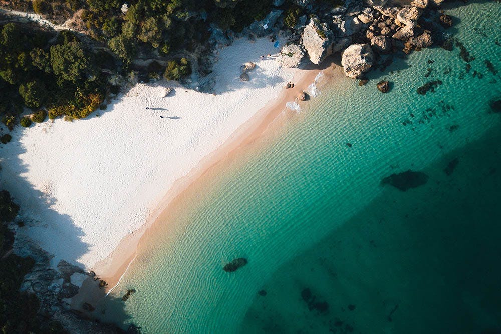 One of the beaches on Setúbal peninsula.