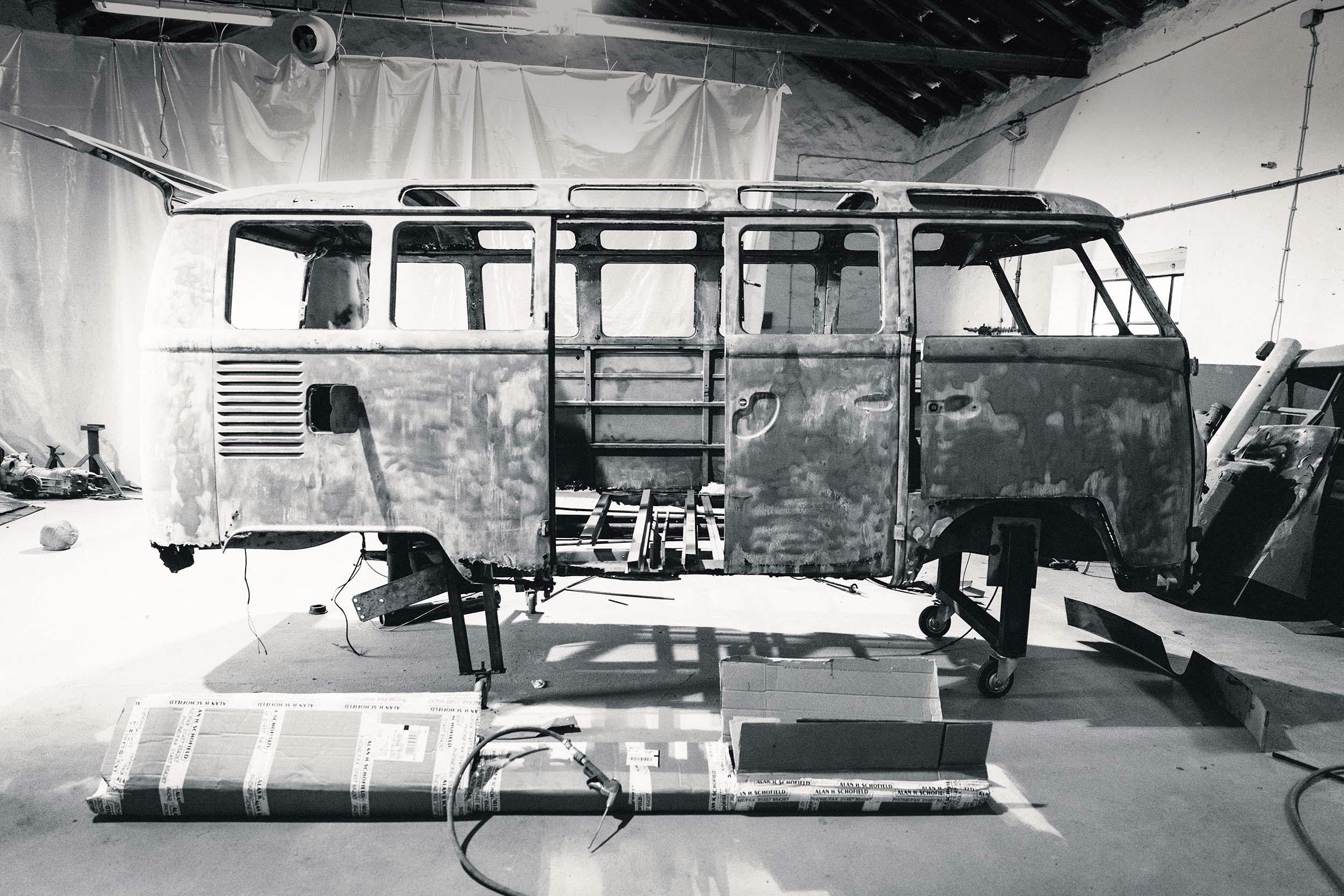 Very rare 21 window VW Samba restoration.