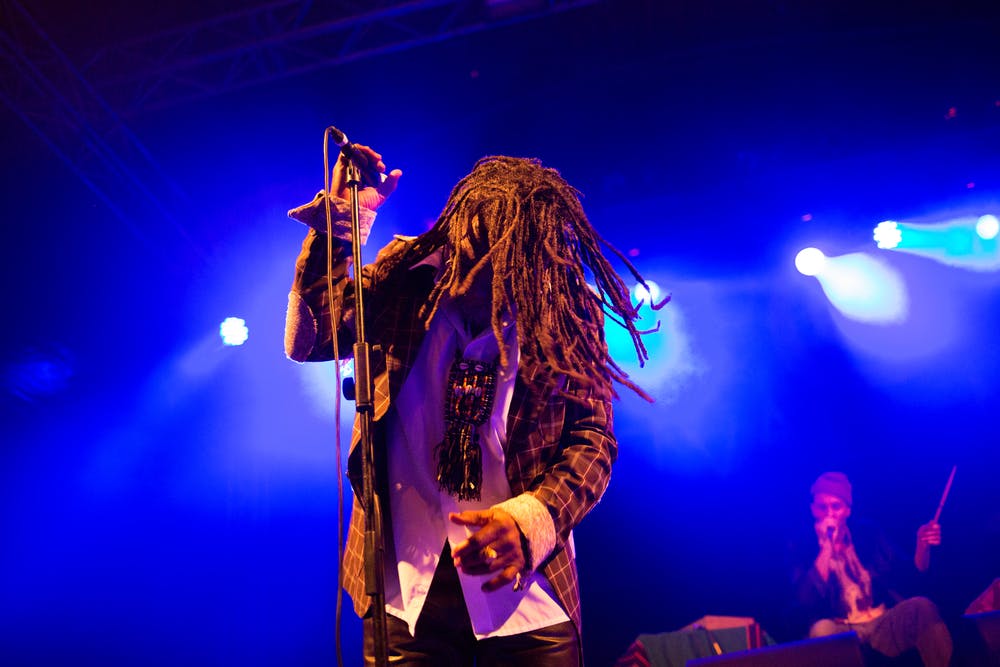 Winston Mcanuff takes to the stage at festival Med