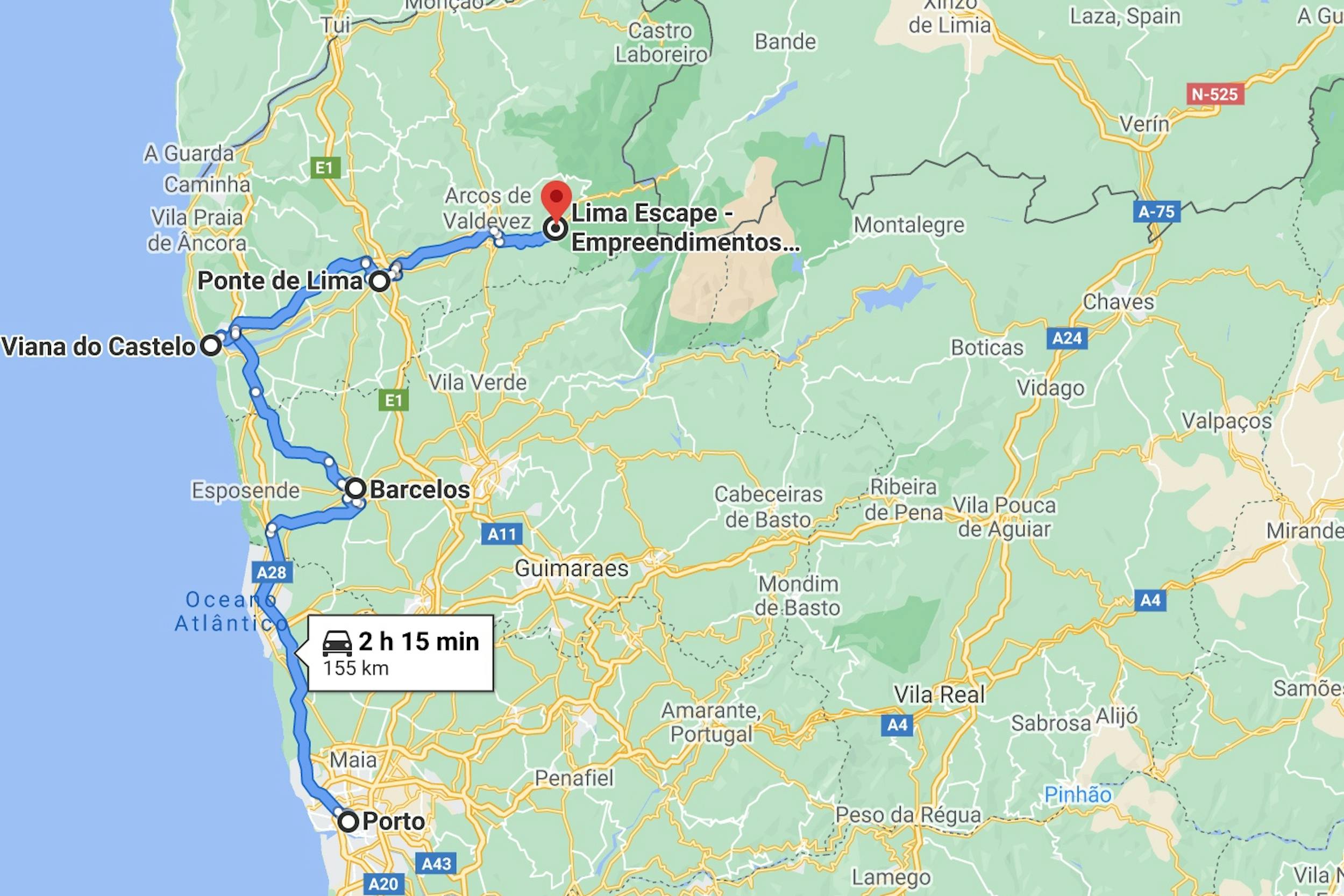 North Portugal road trip itinerary for parks, nature and outdoors.