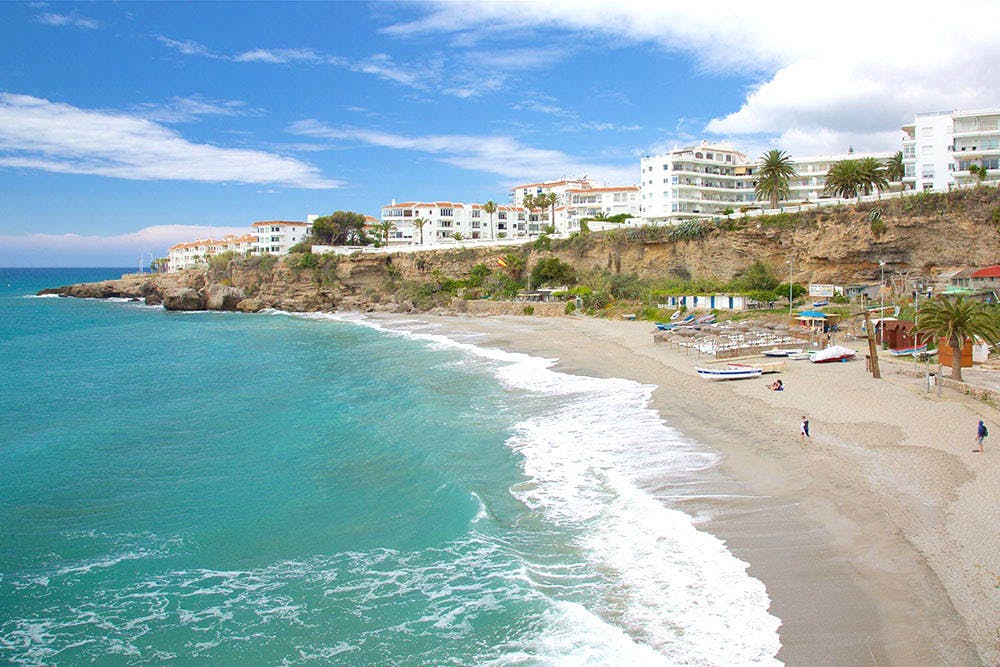 El Salon beach, Nerja.