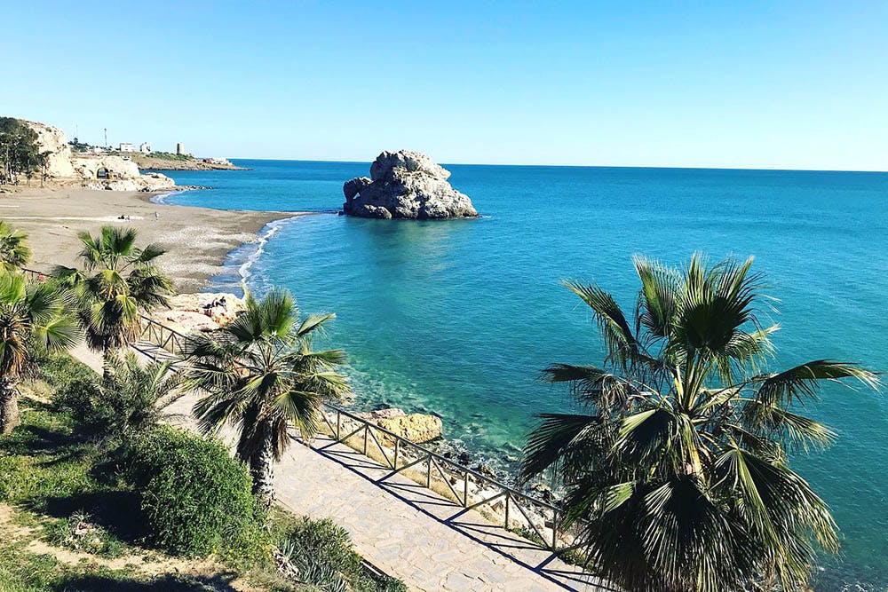 Raven Rock Beach (Penon del Cuervo), Malaga.