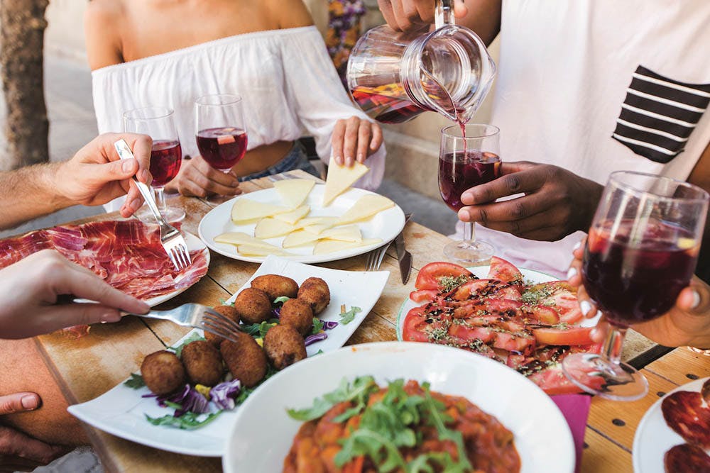 Tapas en Malaga. 