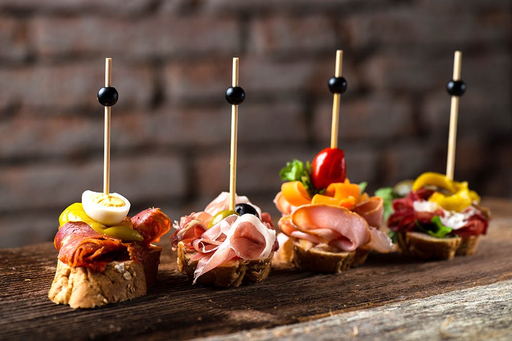 Tapas in Málaga, Spain.