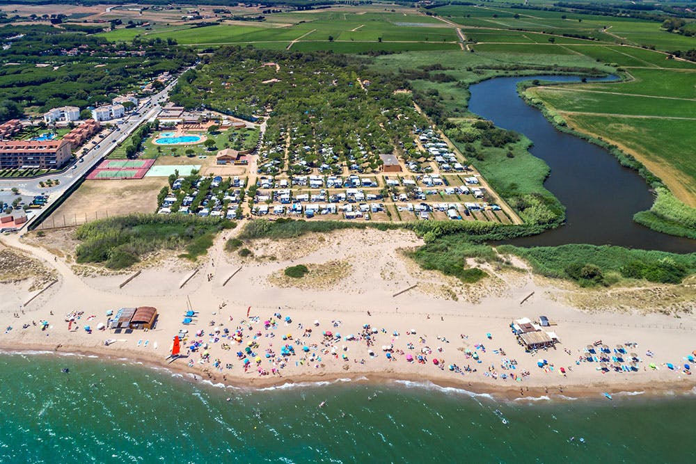 Camping Playa Brava - tranquila camping en la playa en la Costa Brava