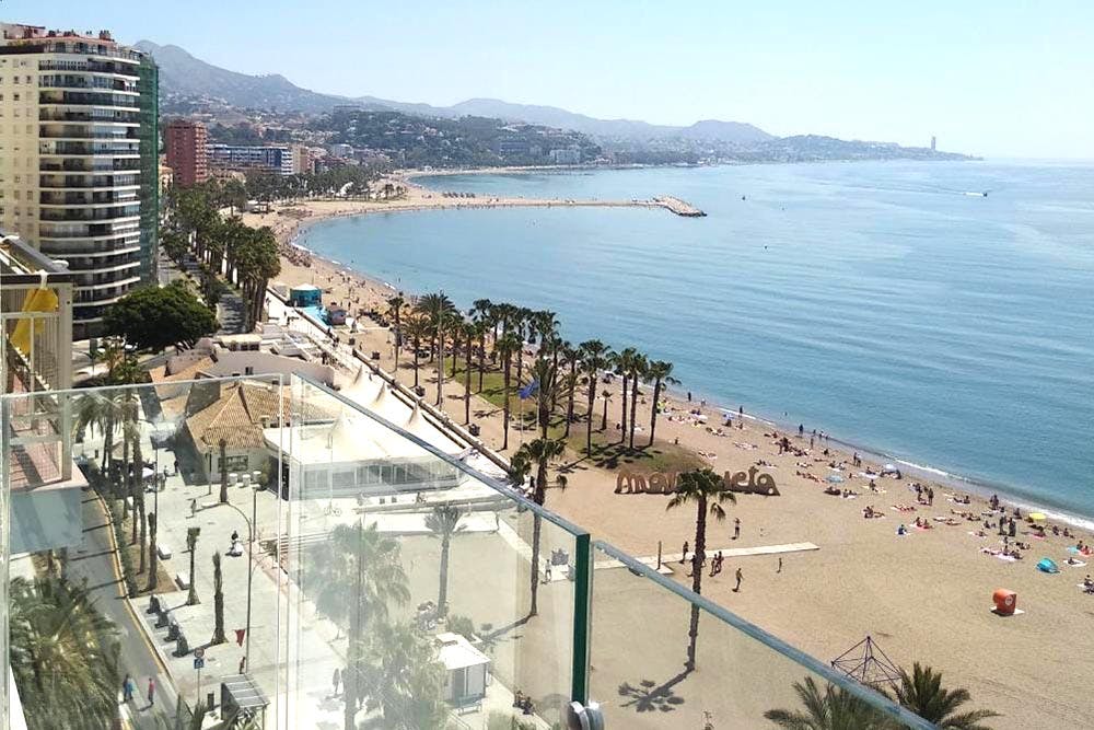 Malagueta beach, Malaga.