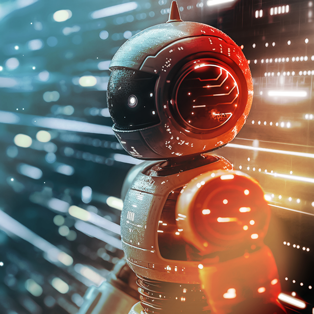 Robot in abstract space