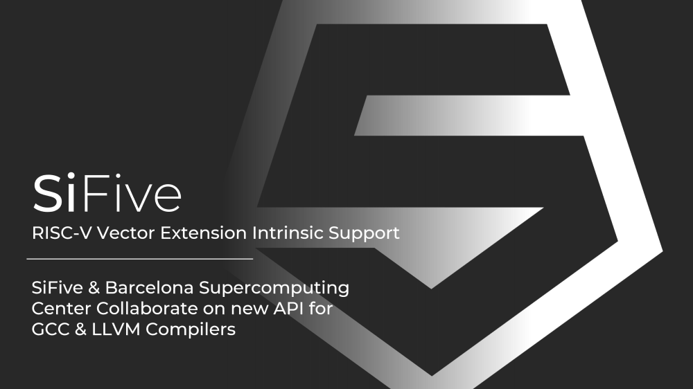 RISC-V Vector Extension Intrinsic Support - SiFive