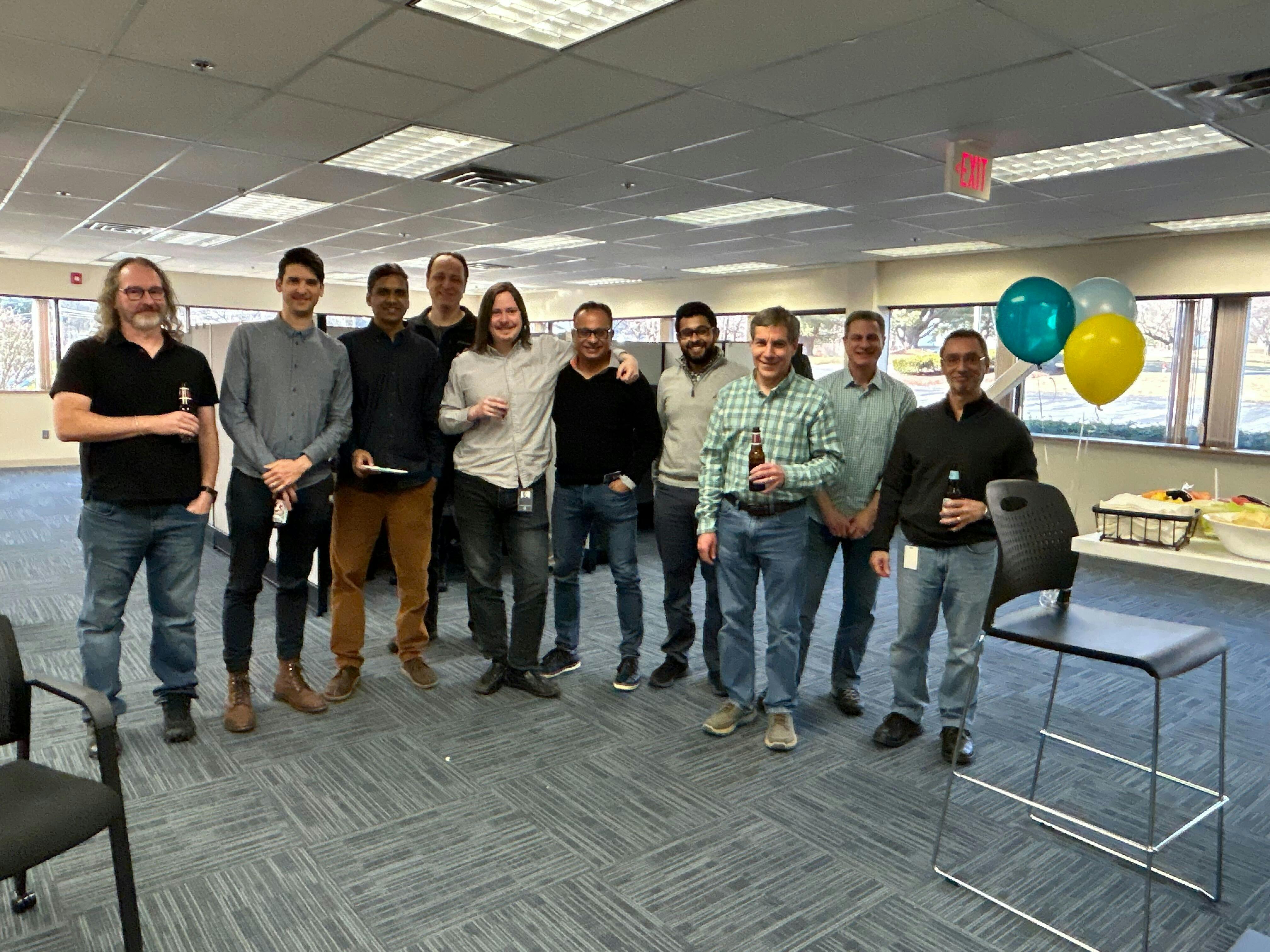 SiFive Boston team members celebrate opening