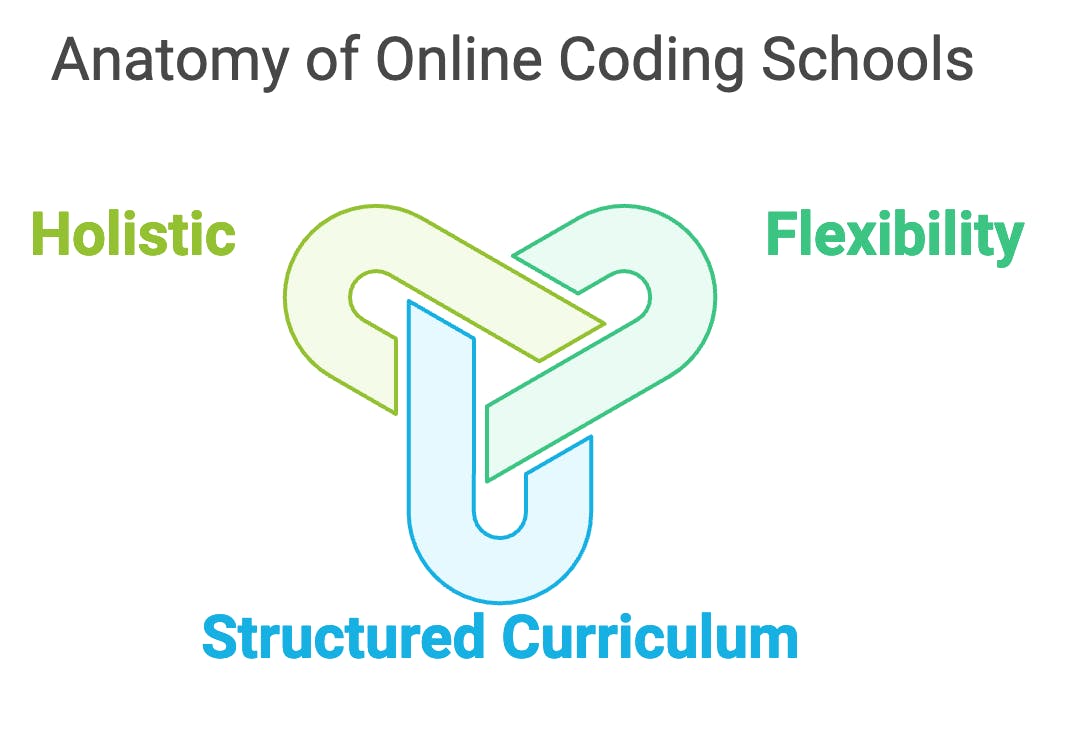 Anatomy of Online Coding School