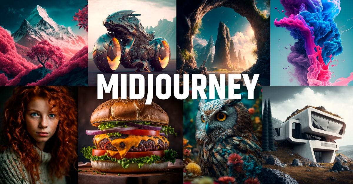Screenshot of Midjourney AI, a successful AI SaaS product