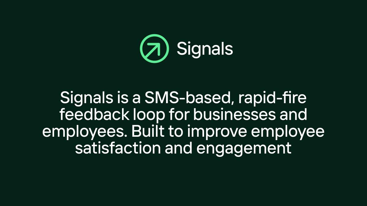 Signals. Insights in real time.