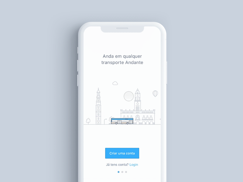 Principle prototype created to demonstrate the onboarding